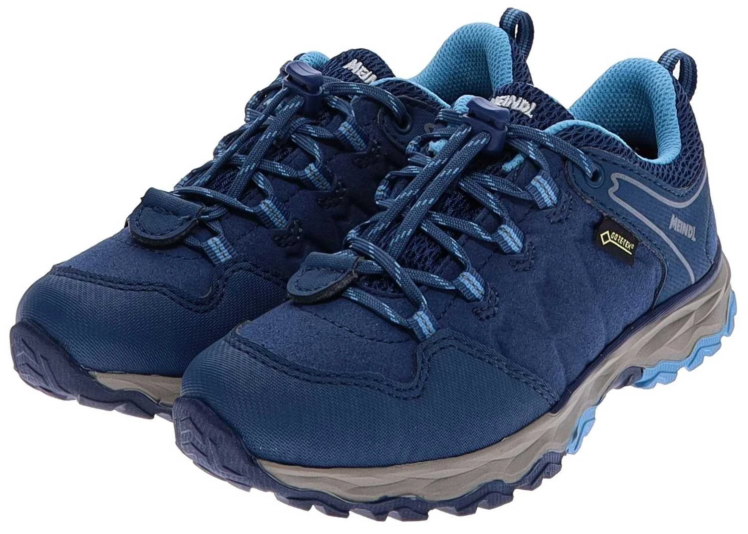 Meindl Kinderschuhe Ontario Junior GTX In Blau/Azur 5 Meindl Kinderschuhe Ontario Junior GTX In Blau/Azur – Bild 3